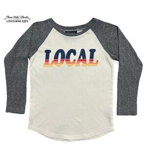 Tiny Whales 8Y Local Raglan Tee Shirt